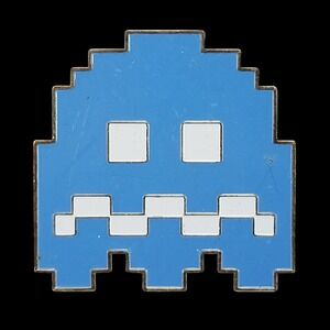 Pac-Man Blue Ghost Belt Buckle Namco Bandai Games Retro Pixel Art Accessory